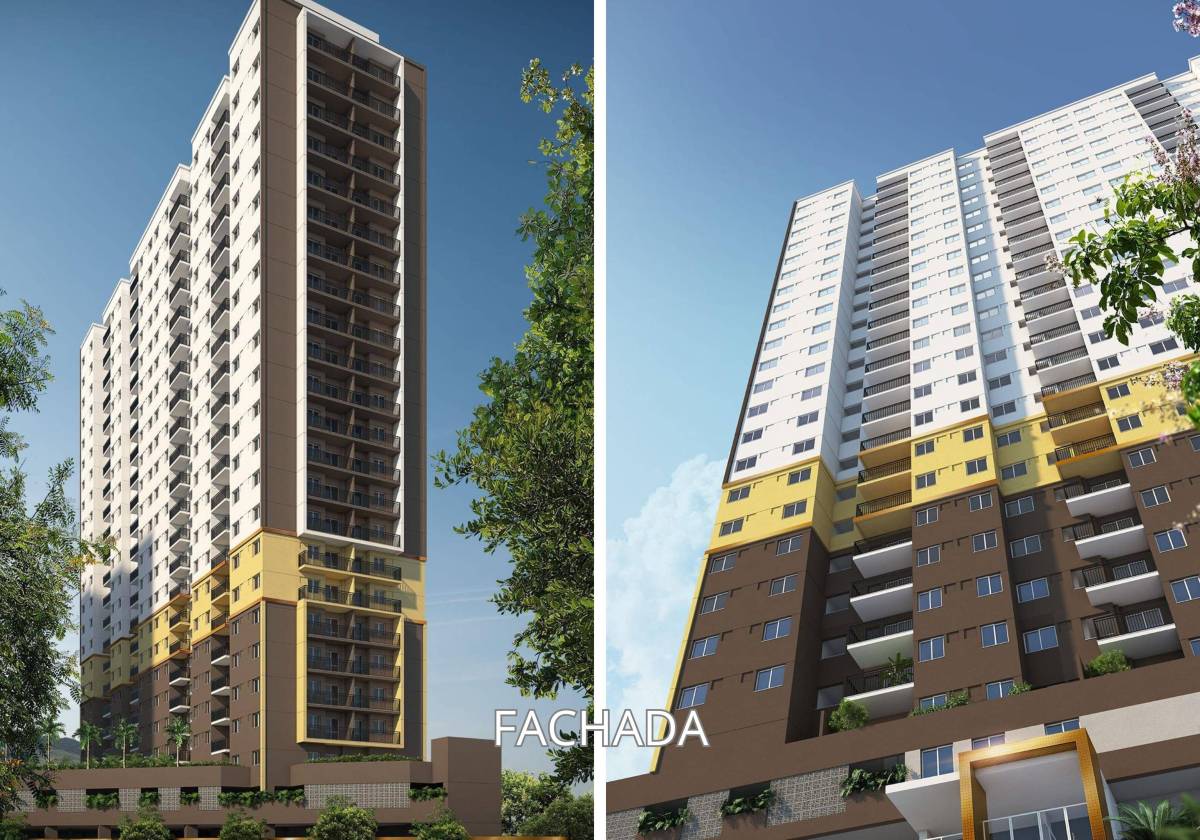 Apartamentos à venda, no Golden Clube Barros Júnior, Nova Iguaçu. 2 e 3 quartos, a partir de 53m² - isaacmimoveis.com.br