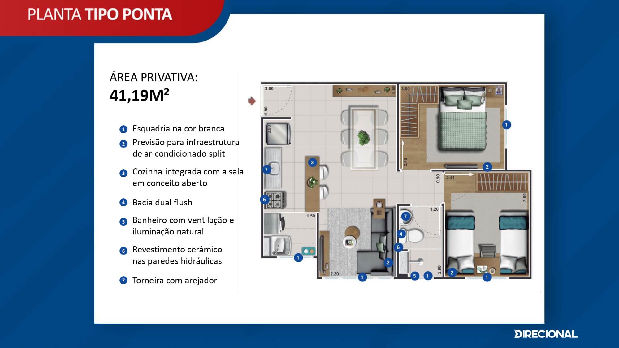 Planta - Apartamentos à venda e PRONTOS PARA MORAR, próximo à UNIG, Nova Iguaçu, 2 quartos, vaga, lazer, a partir 41,27m². - isaacmimoveis.com.br