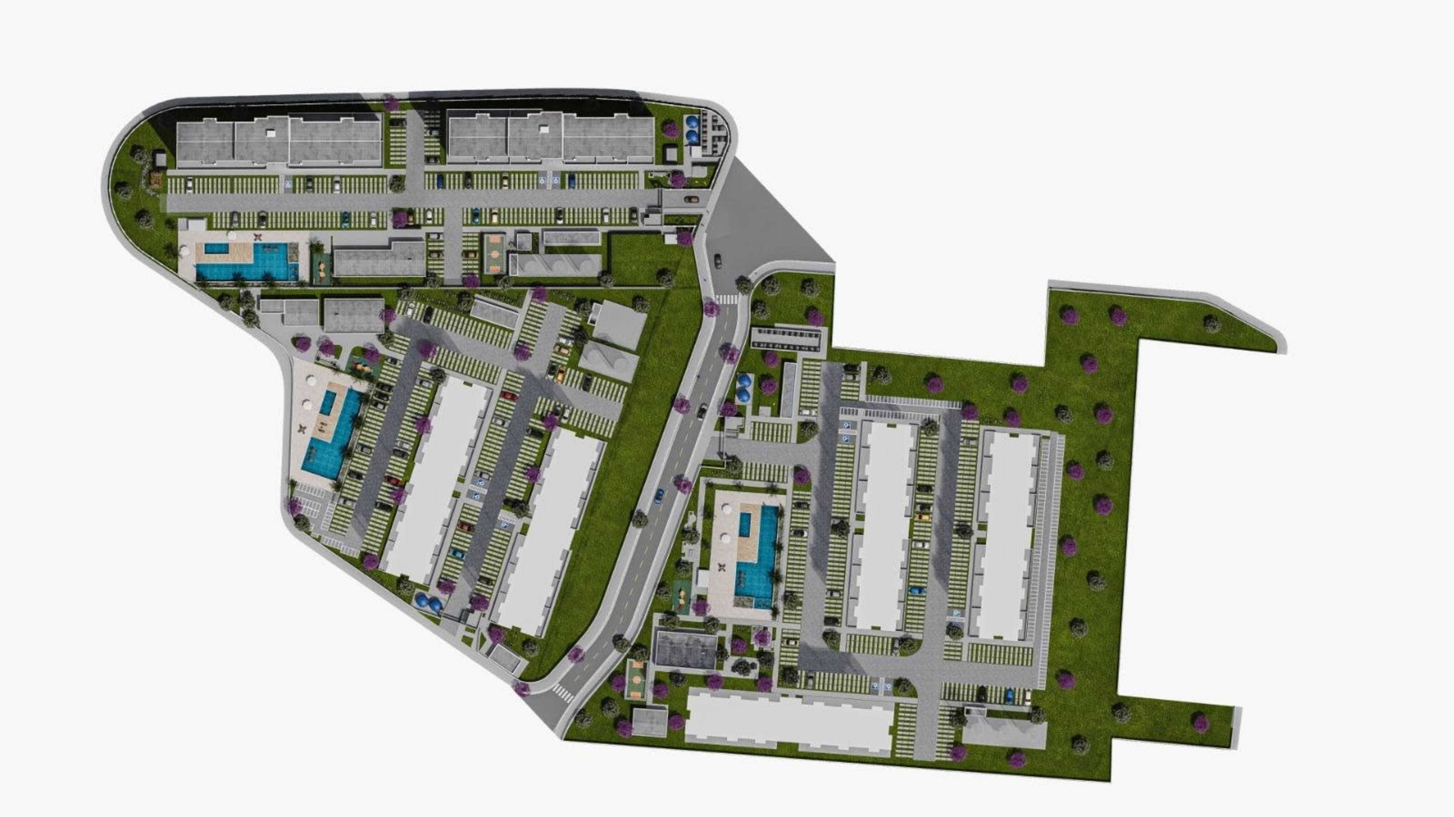 Planta - Residencial Paineiras Nova Iguaçu | Apartamento 2 Quartos com Varanda, Lazer Completo e Minha Casa Minha Vida - isaacmimoveis.com.br